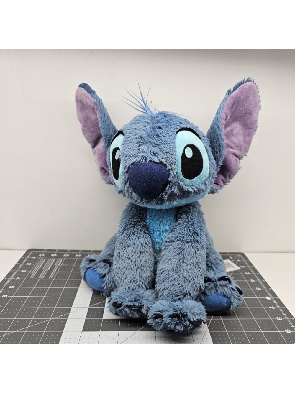 Disney 14” Sitting Stitch Plush Lilo & Stitch Stuffed Animal Toy Blue Alien